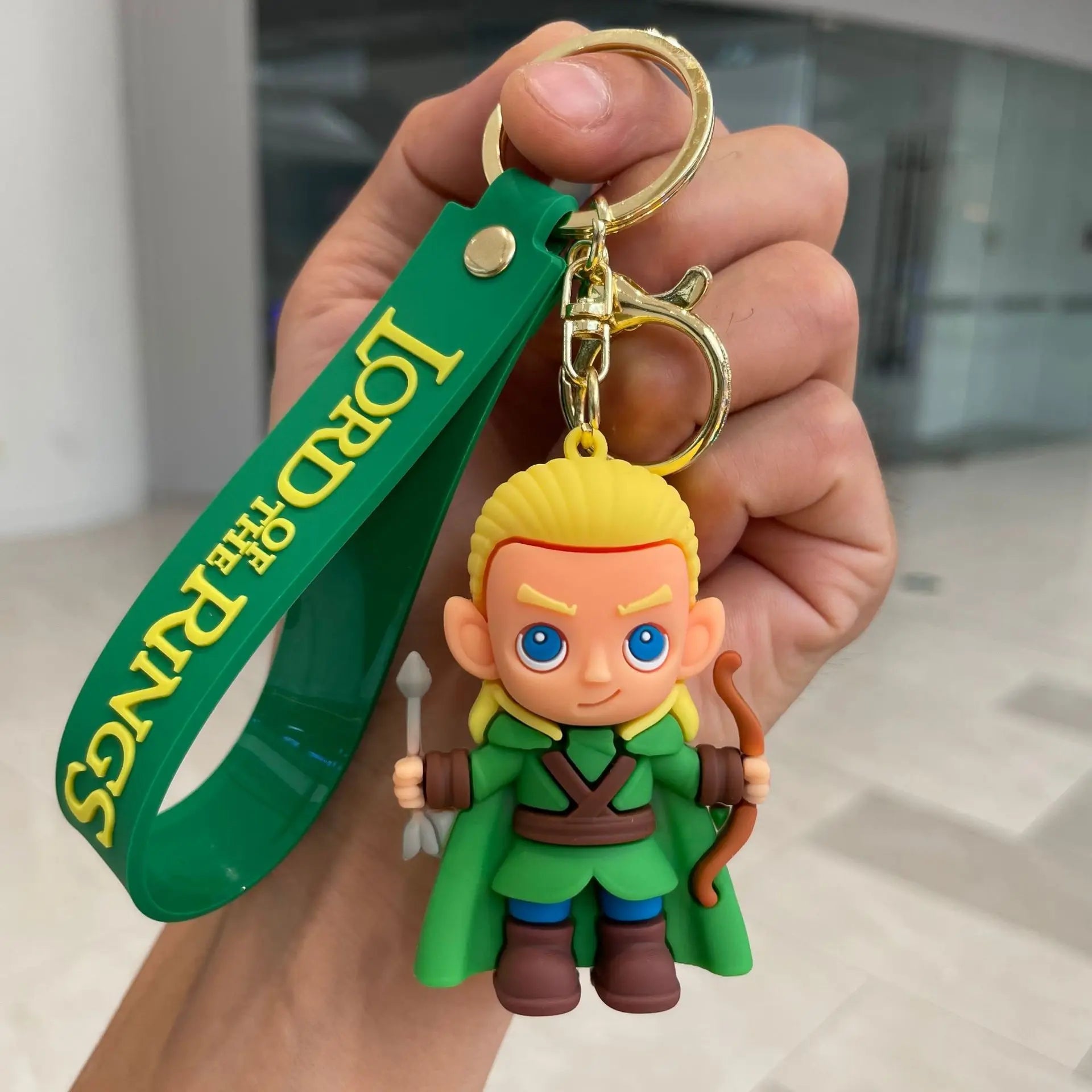 The Lord of the Rings 'Legolas | Chibi' Keyring Silicone Keychain