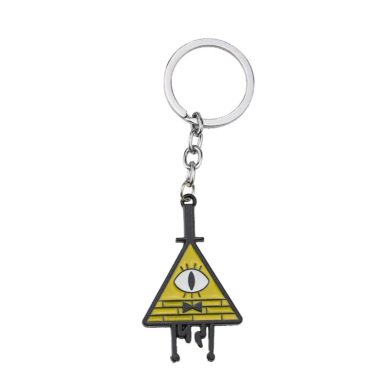 Gravity Falls 'Bill CIpher' Keyring Metal Keychain
