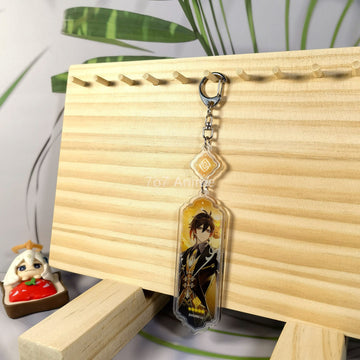 Genshin Impact 'Zhongli' Keyring Metal Keychain