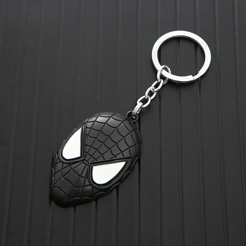 Spiderman Mask Ver.2 Keyring Metal Keychain