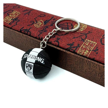 Basketball 'Spalding | Brooklyn Nets' Keyring Rubber Keychain