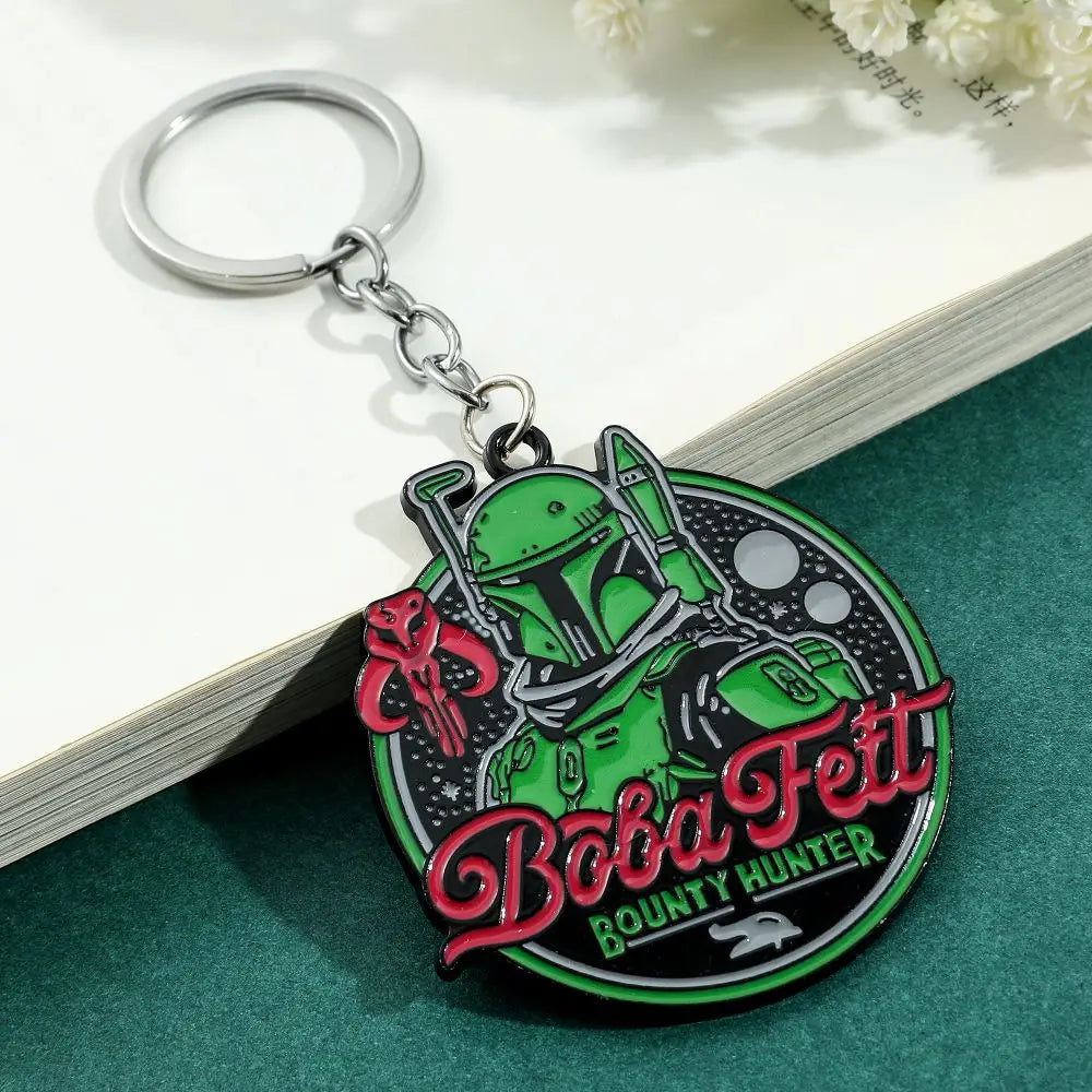 Star Wars 'Boba Fett | Bounty Hunter' Keyring Metal Keychain