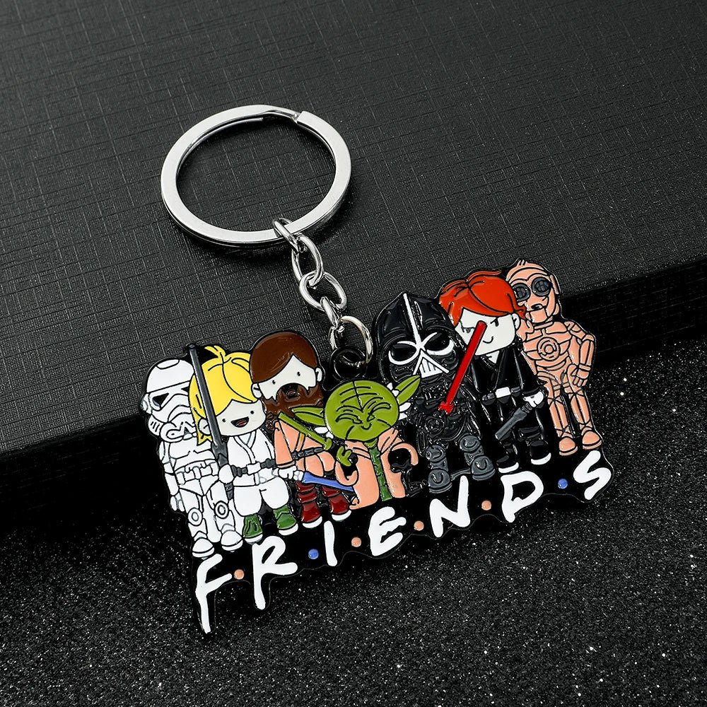 Star Wars 'FRIENDS' Keyring Metal Keychain
