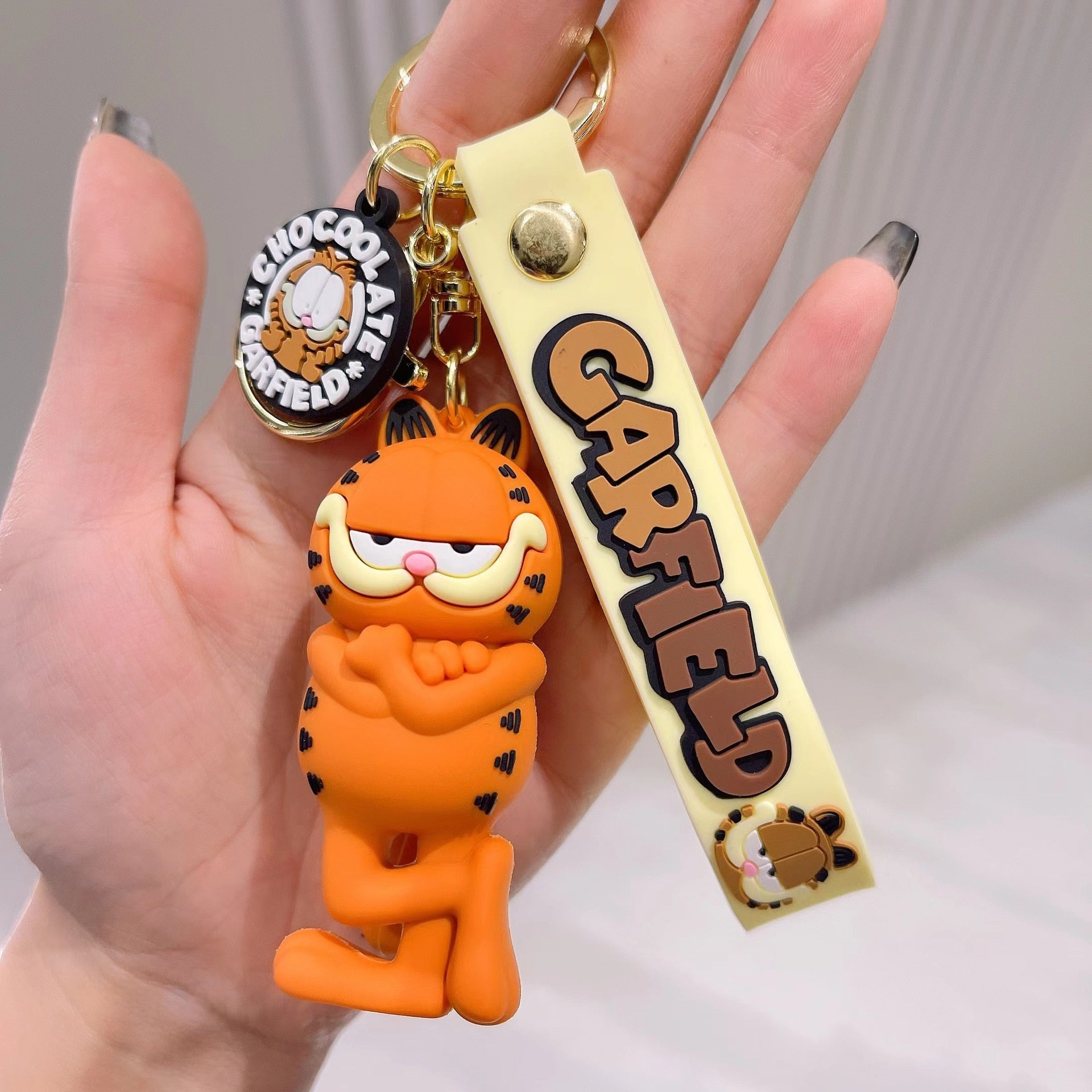 Garfield 'Simple Garfield' Keyring PVC Keychain