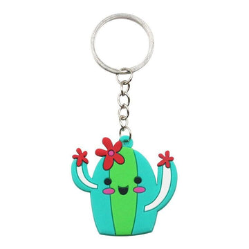 Cartoons 'Mexican Cactus' Keyring Silicone Keychain