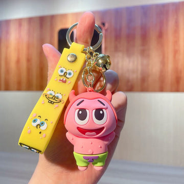 SpongeBob SquarePants Anime 'Labubu | Patrick X Yaya' Keyring PVC Keychain