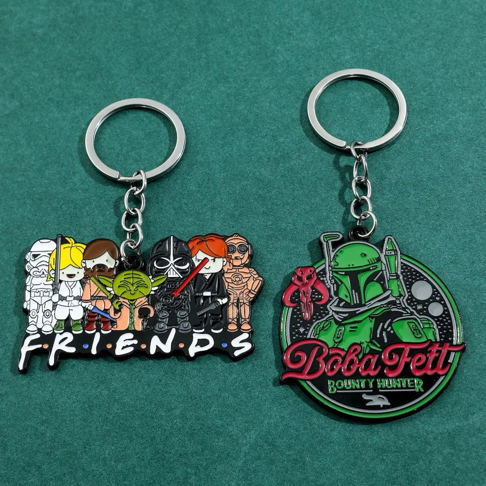 Star Wars 'FRIENDS' Keyring Metal Keychain