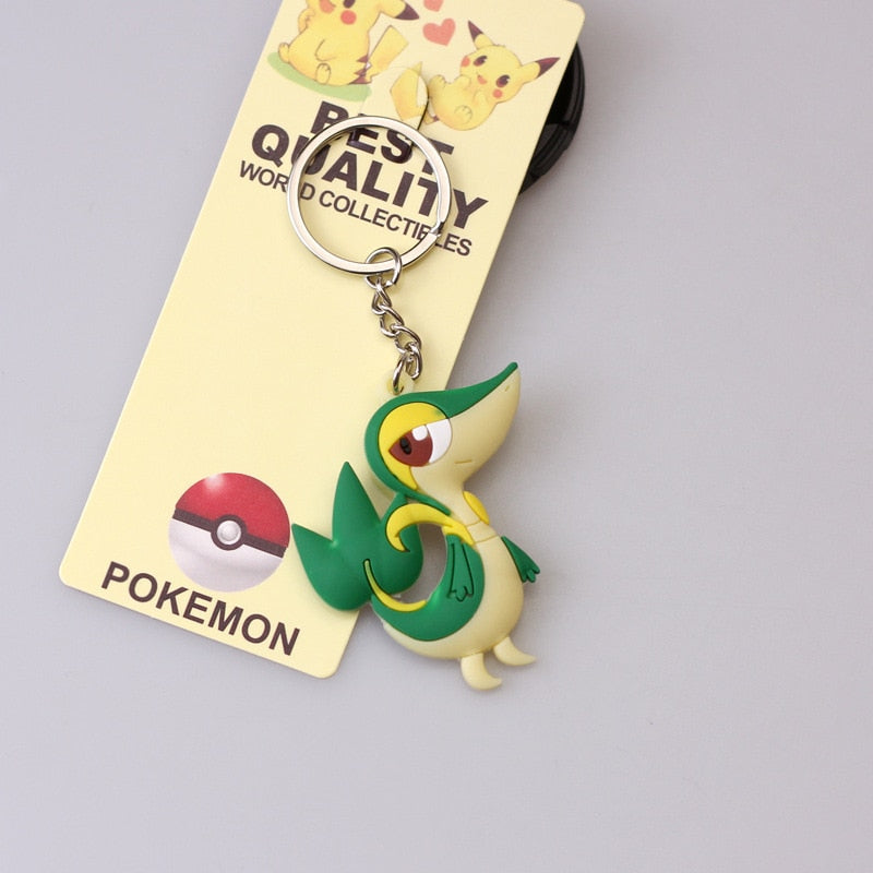 Pokemon 'Snivy' Keyring Silicone Keychain