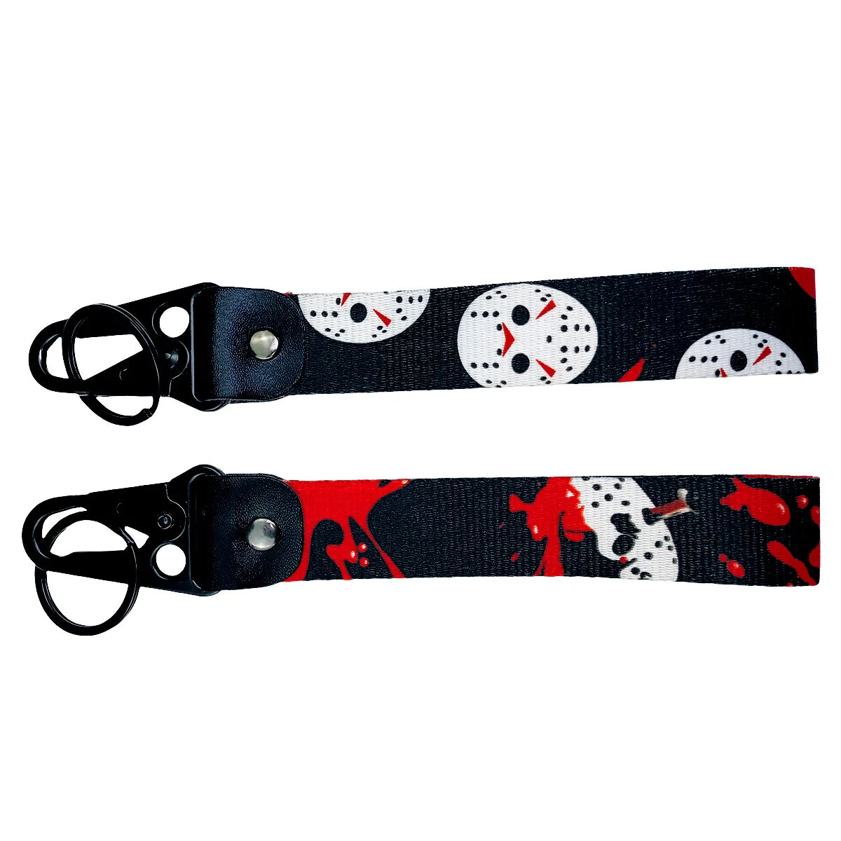 Horror Villain 'Jason Voorhees' Wrist Lanyard Keyring Clip Keychain