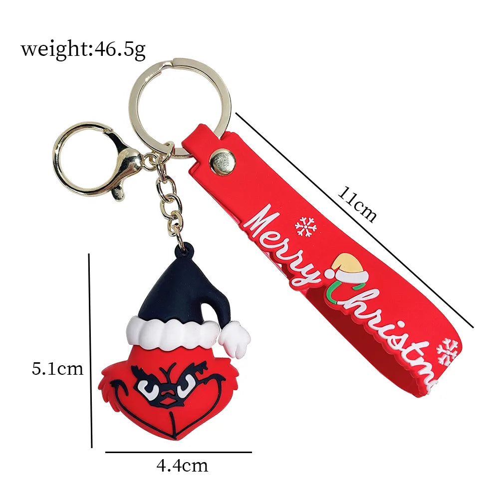 How the Grinch Stole Christmas 'Red Hat' Keyring PVC Keychain