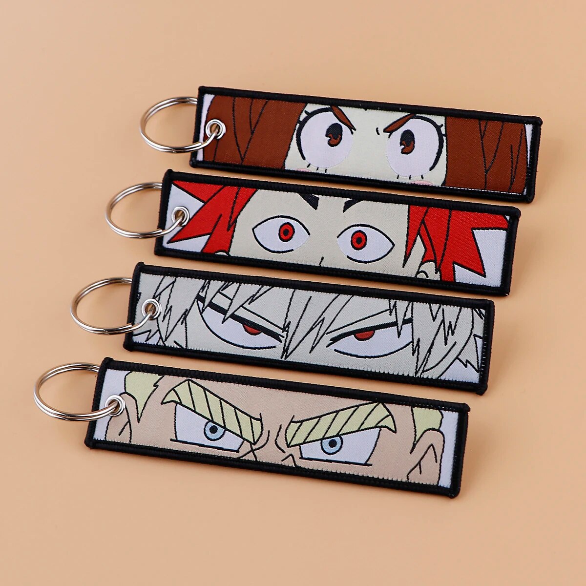 My Hero Academia 'Crimson Riot' Embroidered Metal Keychain
