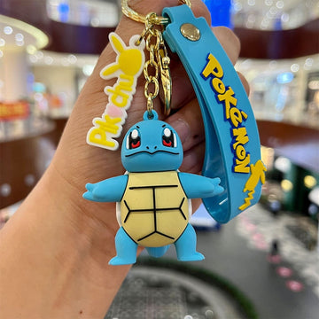 Pokemon 'Squirtle' Keyring Rubber Keychain
