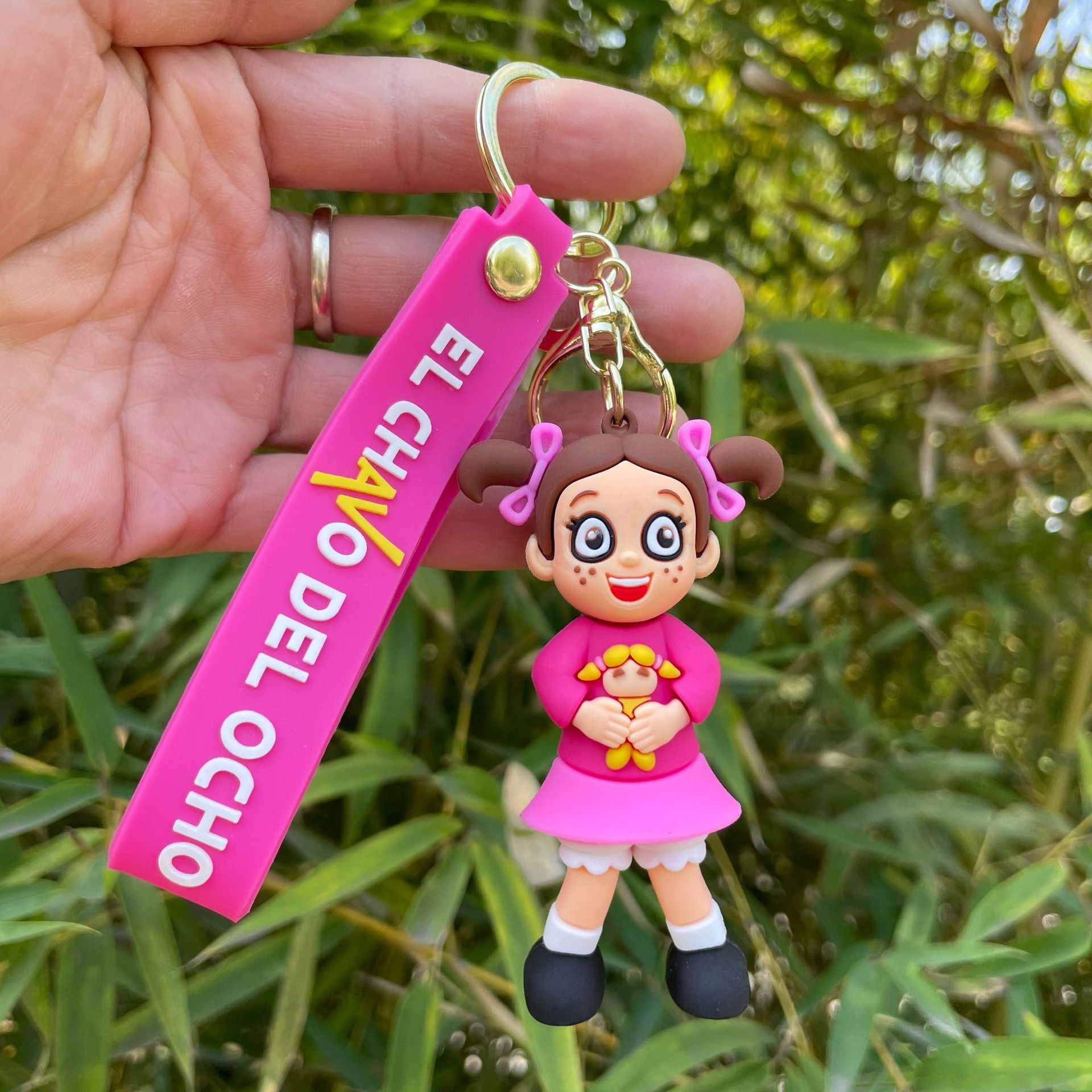 El Chavo Del Ocho 'El Chilindrina' Keyring Silicone Keychain