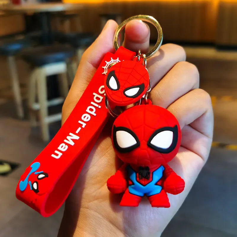 Spiderman 'Big Head I' Keyring PVC Keychain