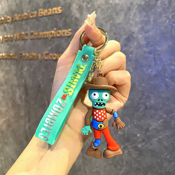 Plants vs. Zombies 'Cowboy Zombie' Silicone Keyring Keychain