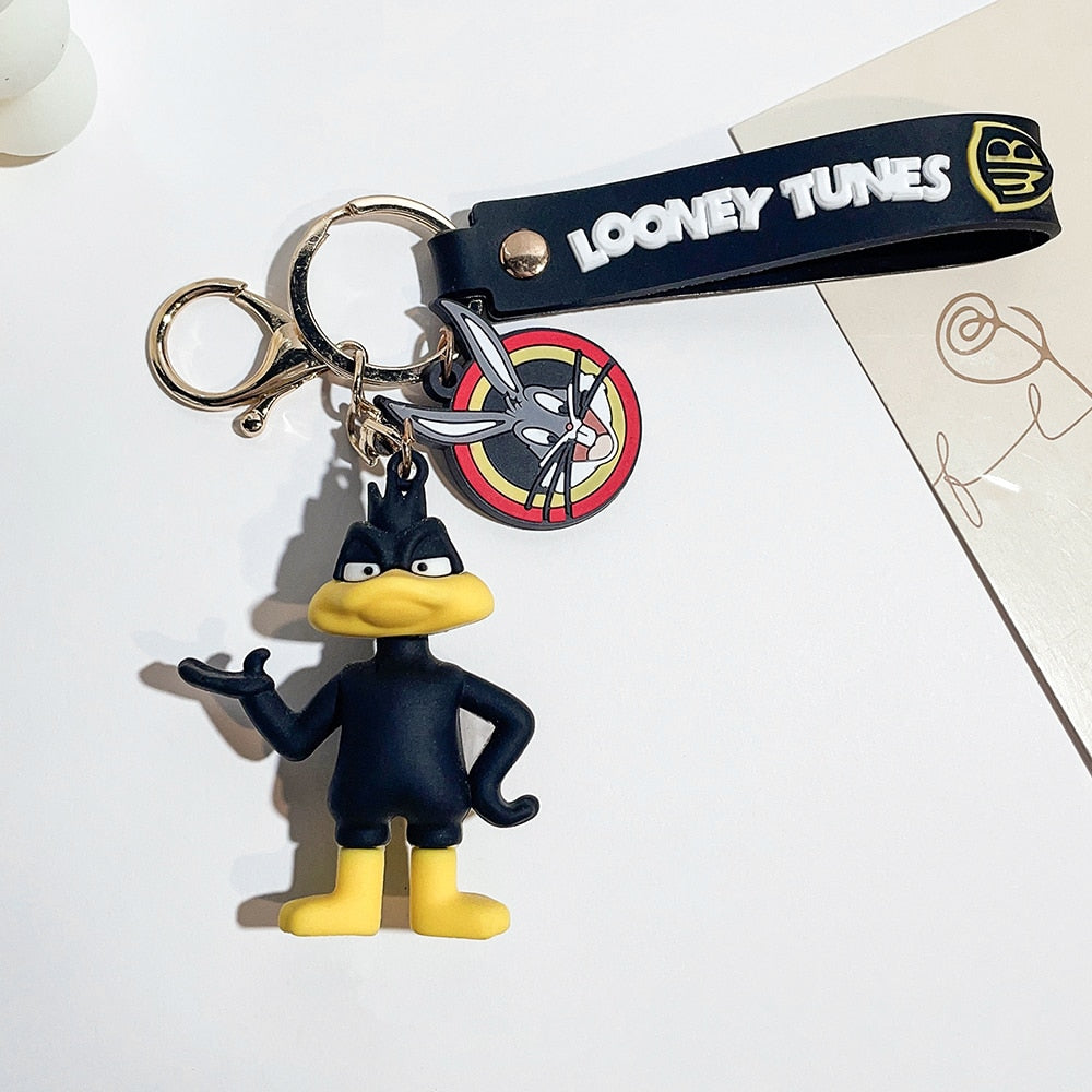 Looney Tunes 'Daffy Duck' Keyring Silicone Keychain