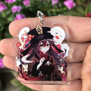 Genshin Impact 'Hu Tao' Keyring Acrylic Keychain