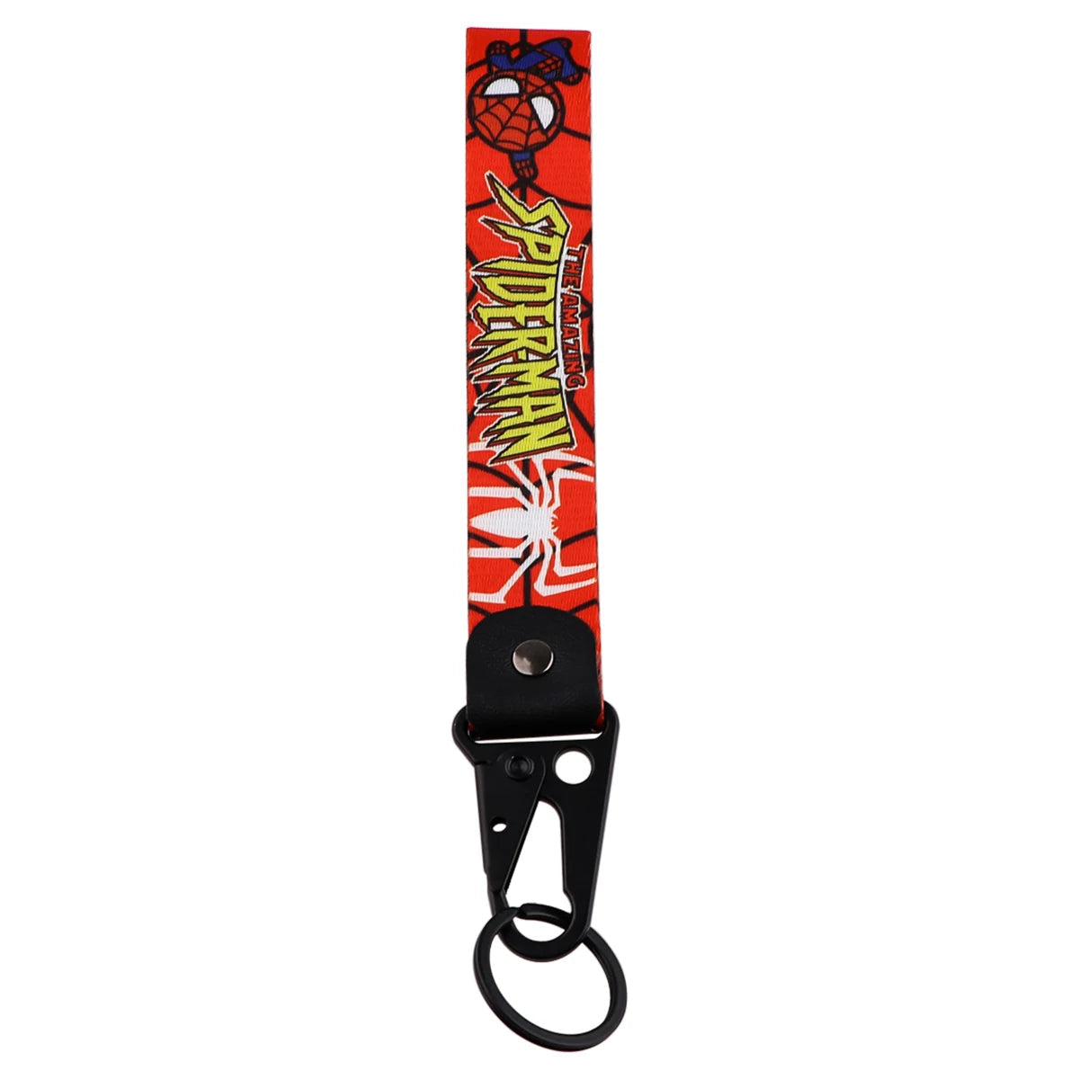 The Amazing Spider-Man Wrist Lanyard Keyring Clip Keychain