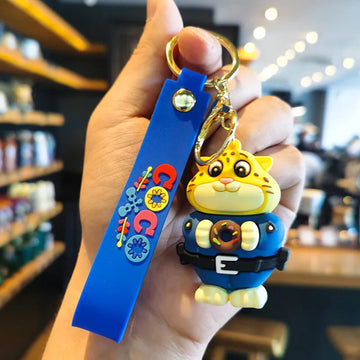 Zootopia 'Officer Clawhauser' Keyring PVC Keychain