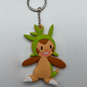 Pokemon 'Chespin' Keyring Rubber Keychain