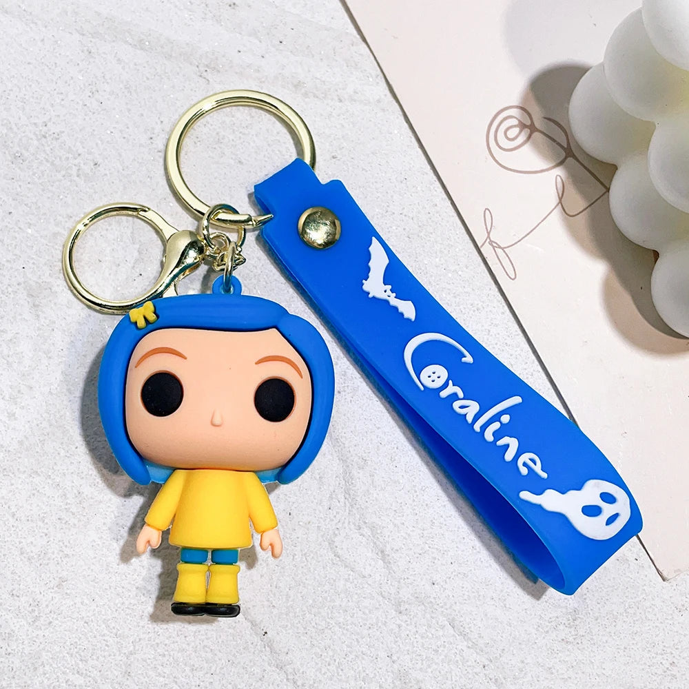 'Coraline Jones' Keyring Silicone Keychain