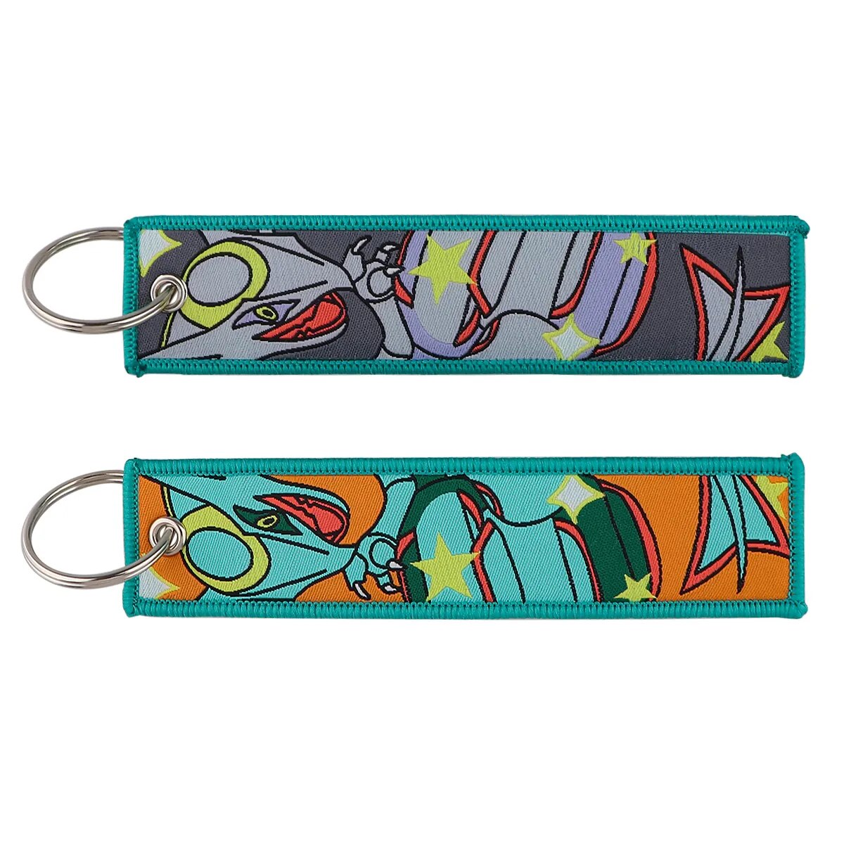 Pokemon 'Rayquaza' Embroidered Keychain