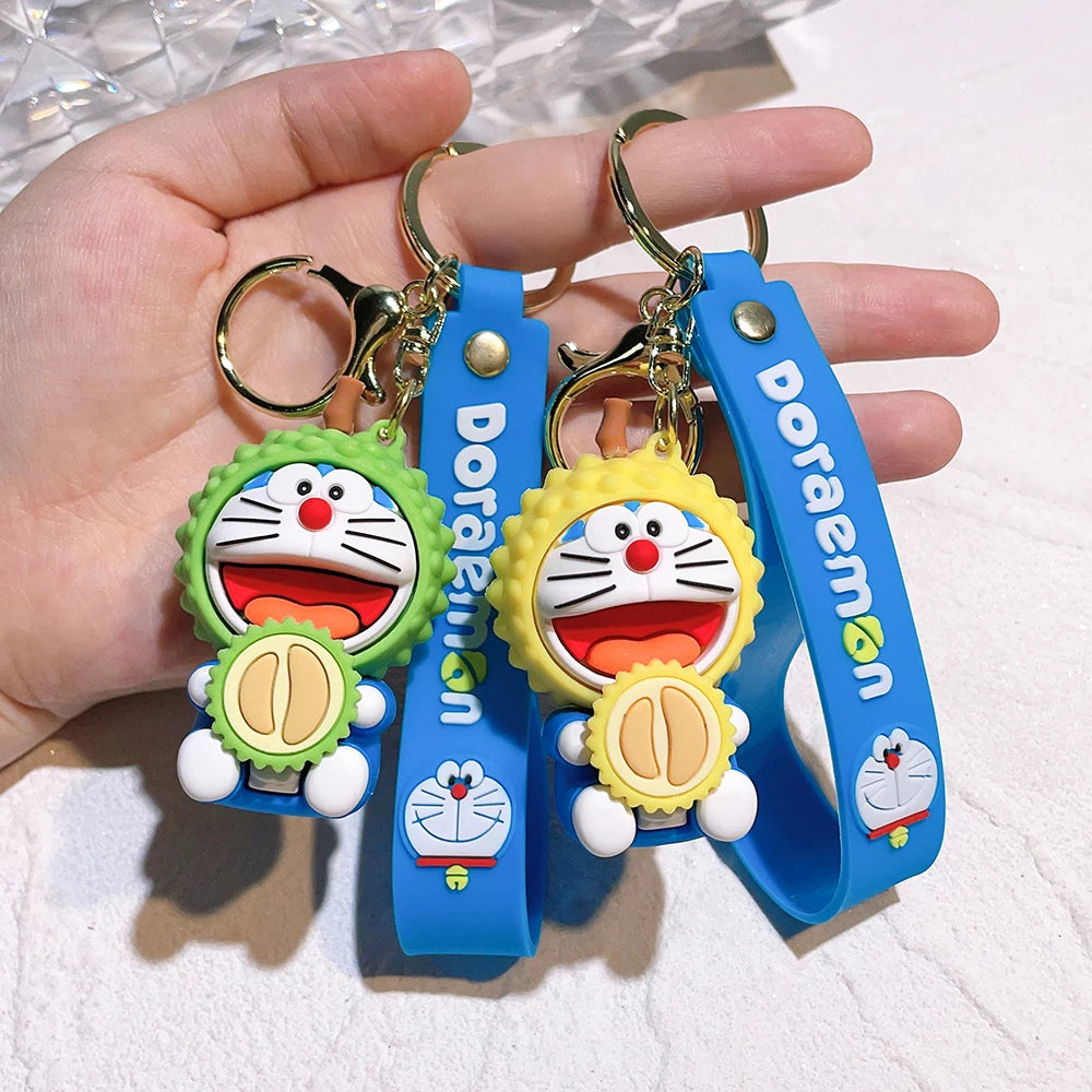 Doraemon 'Yellow I' Keyring PVC Keychain