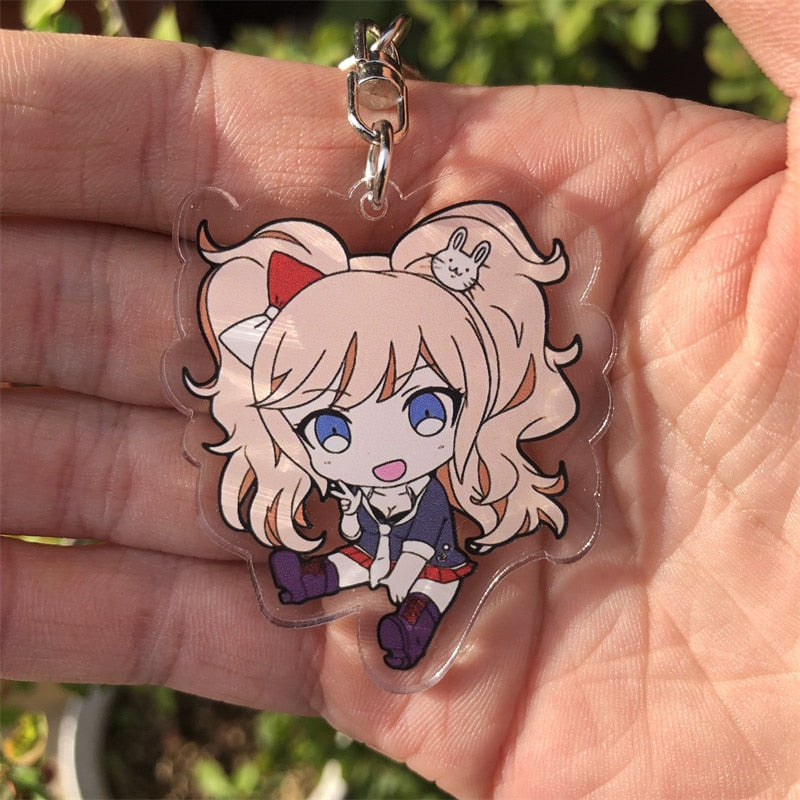 Danganronpa 'Junko Enoshima' Keyring Plastic Keychain