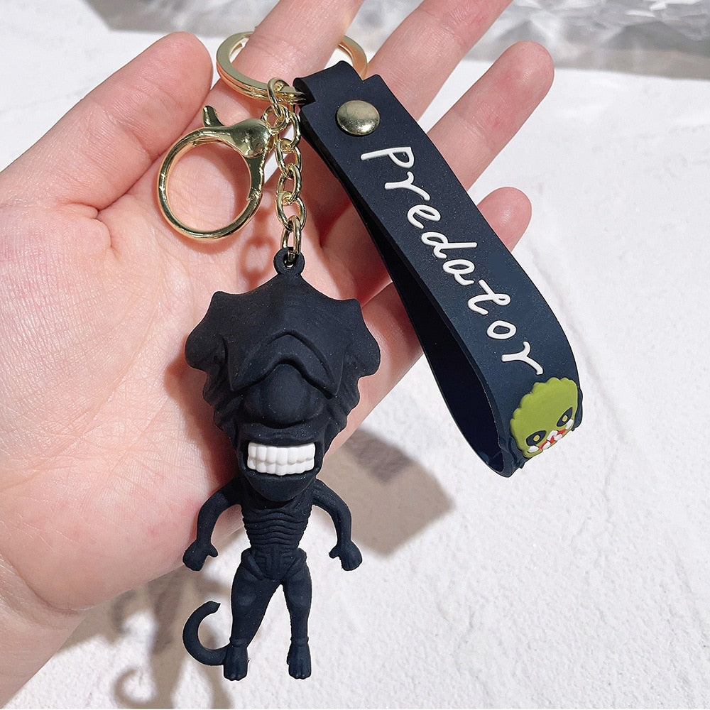 Alien Vs Predator 'Alien Queen' Keyring Silicone Keychain – Little ...