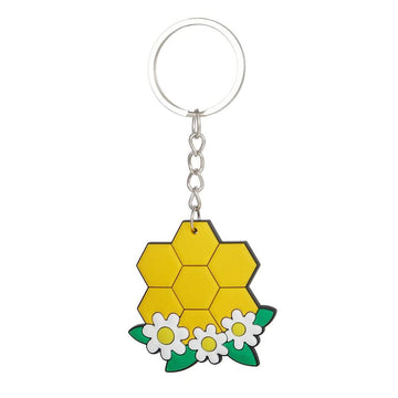 Cartoons 'Honeycomb' Keyring Silicone Keychain
