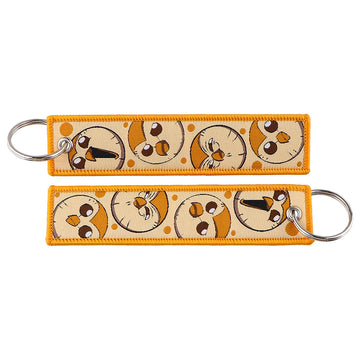 The Owl House 'Cute Owls' Embroidered Keychain