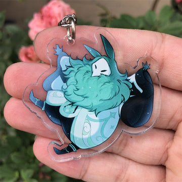 Genshin Impact 'Cryo Abyss Mage' Keyring Acrylic Keychain