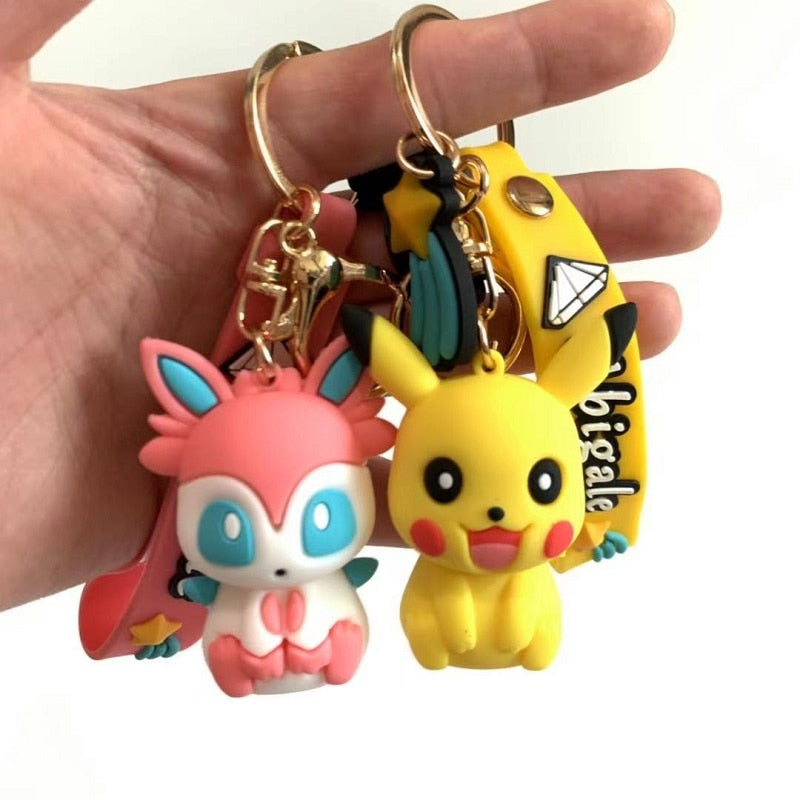 Pokemon 'Pikachu' Keyring PVC Keychain