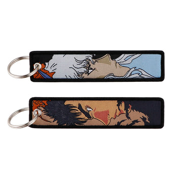 Berserk 'Griffith x Guts Fierce' Embroidered Keychain