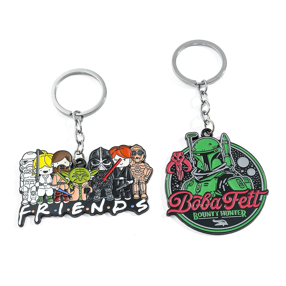Star Wars 'FRIENDS' Keyring Metal Keychain
