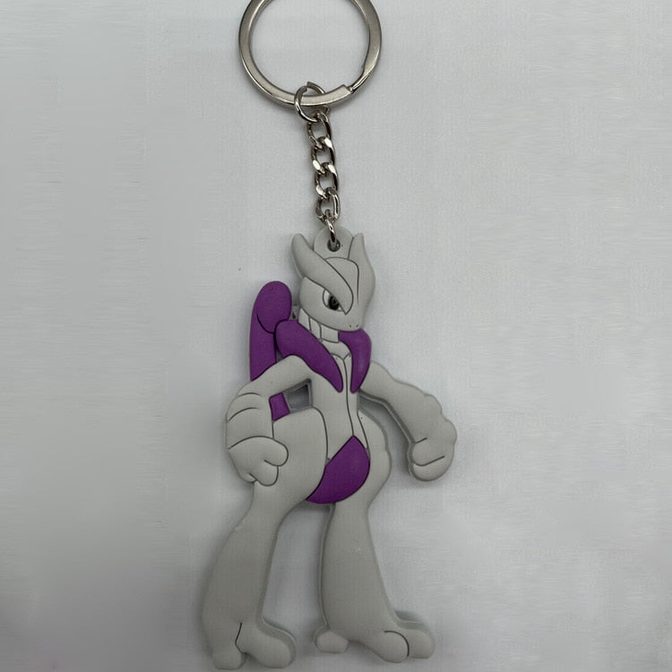 Pokemon 'Mewtwo' Keyring Rubber Keychain