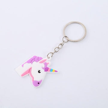 Cartoons 'Unicorn Ver. 1' Keyring Silicone Keychain