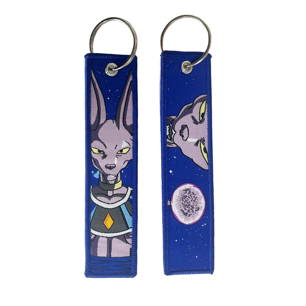 Dragon Ball Z 'Beerus' Embroidered Keychain
