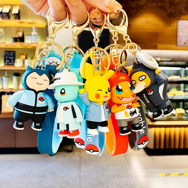Pokemon 'Squirtle Terno Jacket' Keyring PVC Keychain