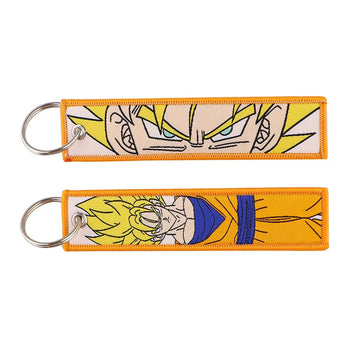 Dragon Ball Z 'Super Saiyan Goku' Embroidered Keychain