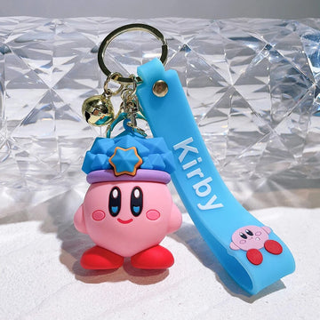 Kirby 'Hoshi No' Keyring Silicone Keychain