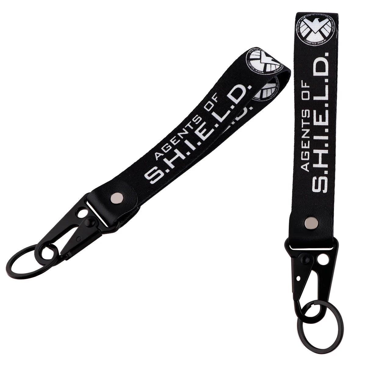 Agents of S.H.I.E.L.D Wrist Lanyard Keychain with Keyring Clip