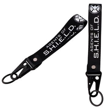 Agents of S.H.I.E.L.D Wrist Lanyard Keychain with Keyring Clip