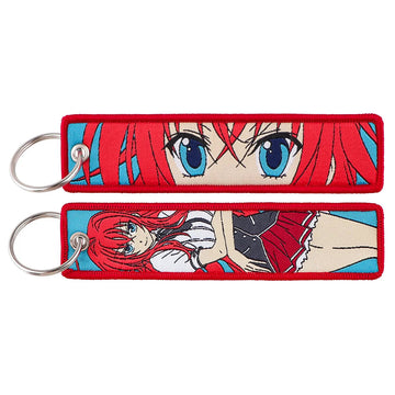 High School DxD 'Rias Gremory' Embroidered Keychain