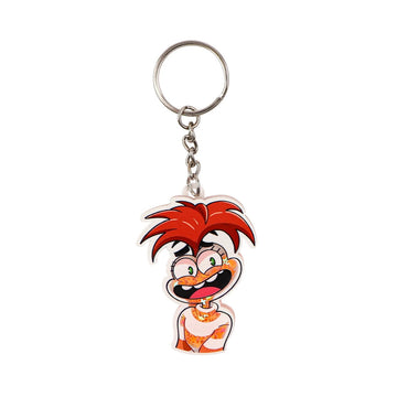 Inside Out Anxiety Glitter Star Acrylic Keyring Keychain