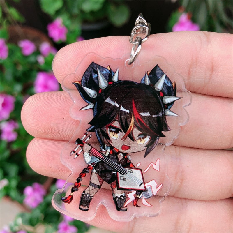 Genshin Impact 'Xinyan' Keyring Acrylic Keychain