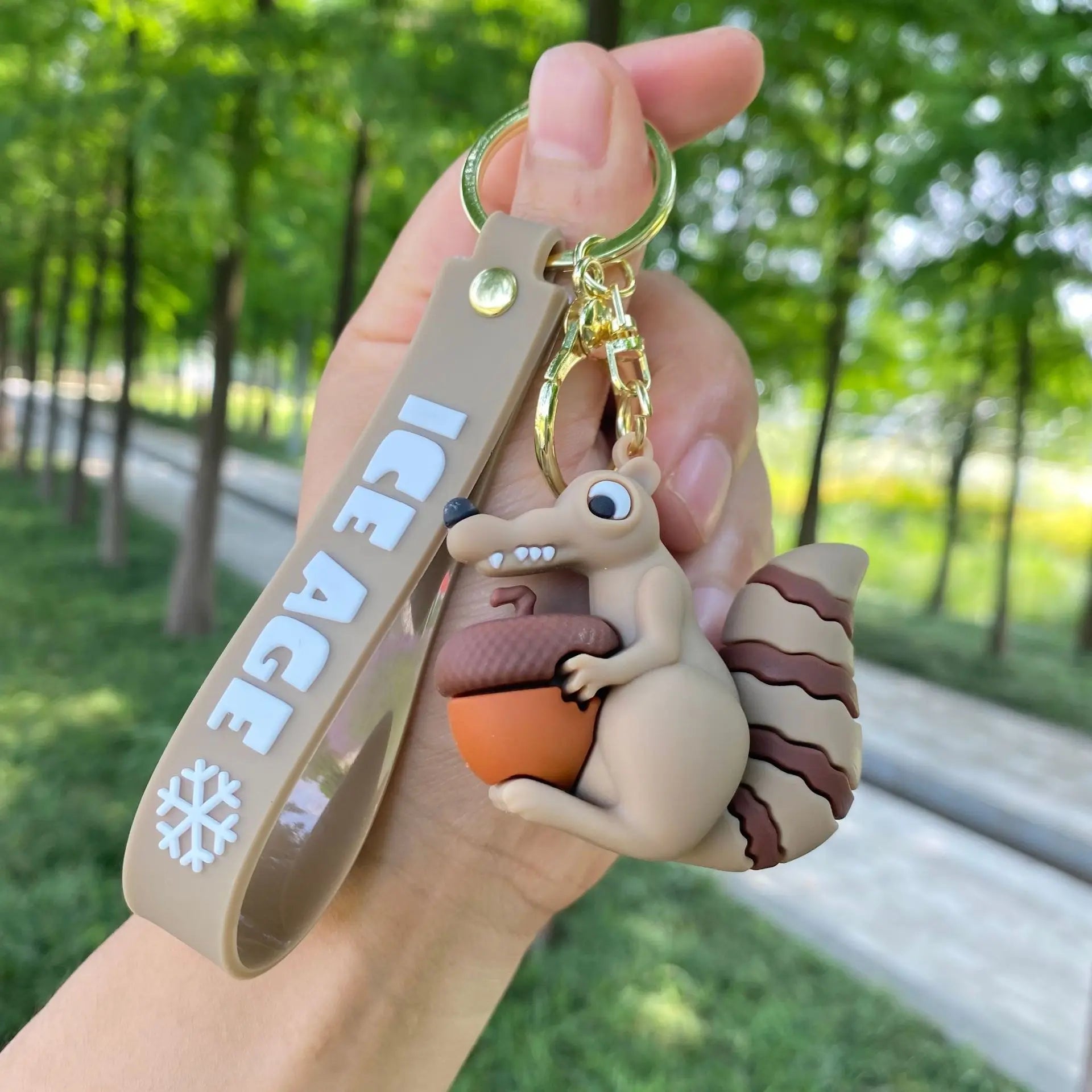 Ice Age 'Scrat' Keyring PVC Keychain