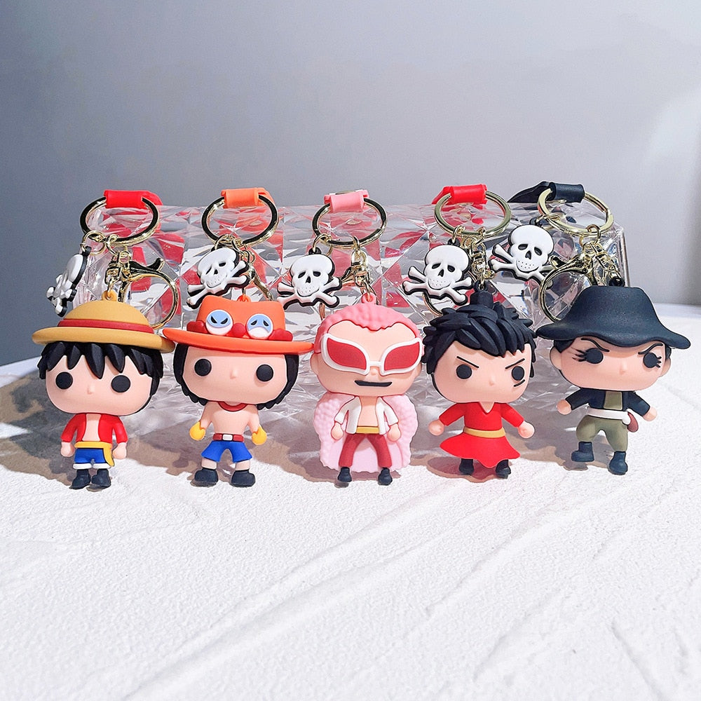 One Piece 'Luffy | Kimono'  Keyring SIlicone Keychain