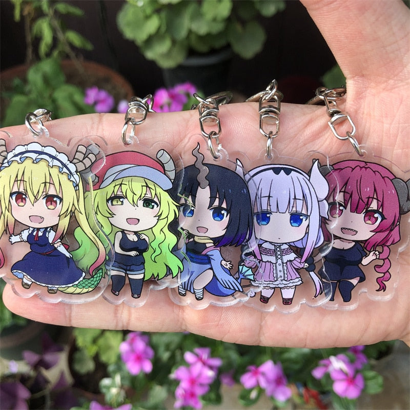 Miss Kobayashi's Dragon Maid 'Tohru' Keyring Plastic Keychain