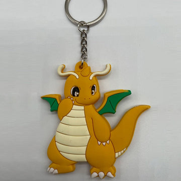 Pokemon 'Dragonite' Keyring Rubber Keychain